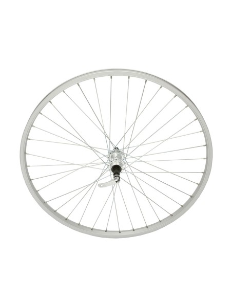 26 x 1.50 Alloy Free Wheel 36 Spoke 14g UCP 3/8 Q.R/Axle Single Wall Silver.